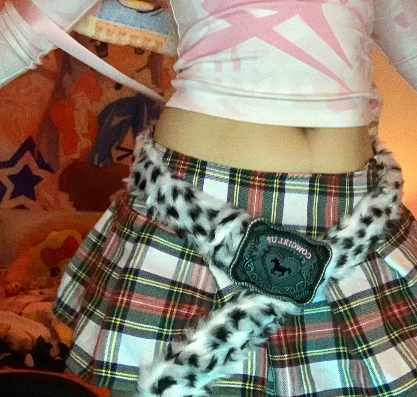 Collection Leopard print Plush Belt