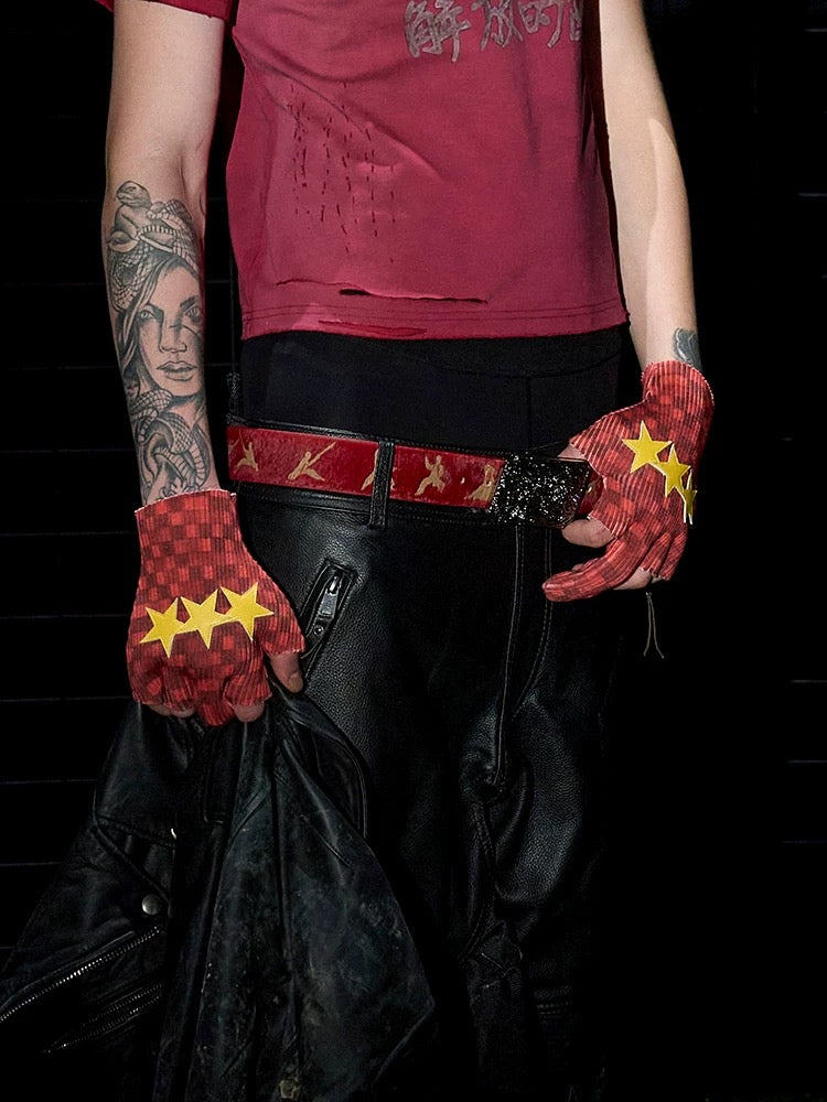 Collection Middle Finger Stars Gloves