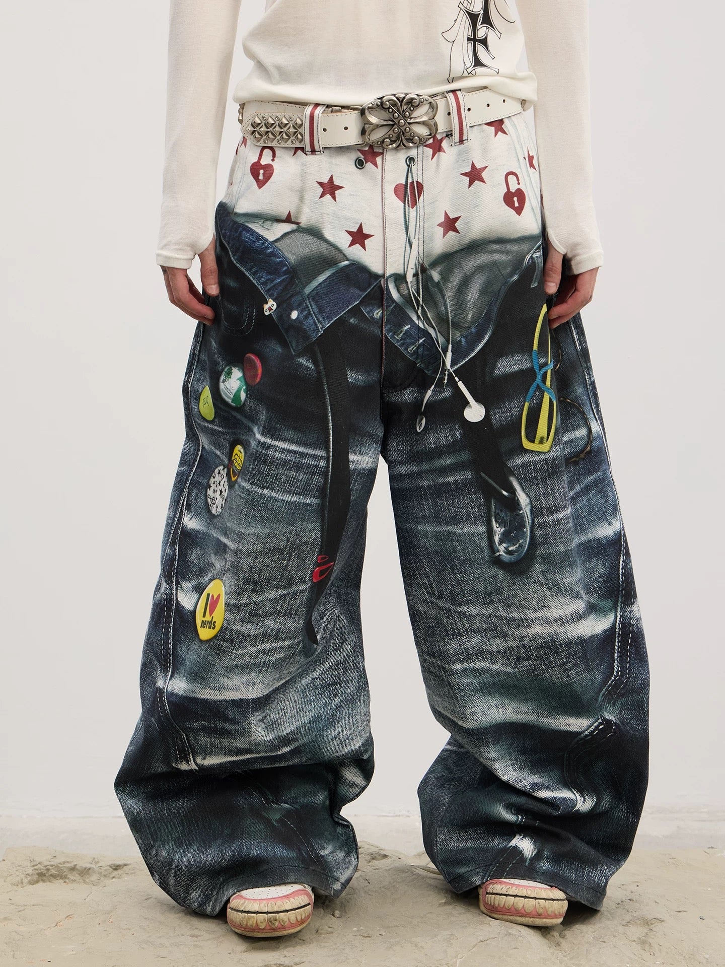 Collection 3D-Print Super Baggy Pants