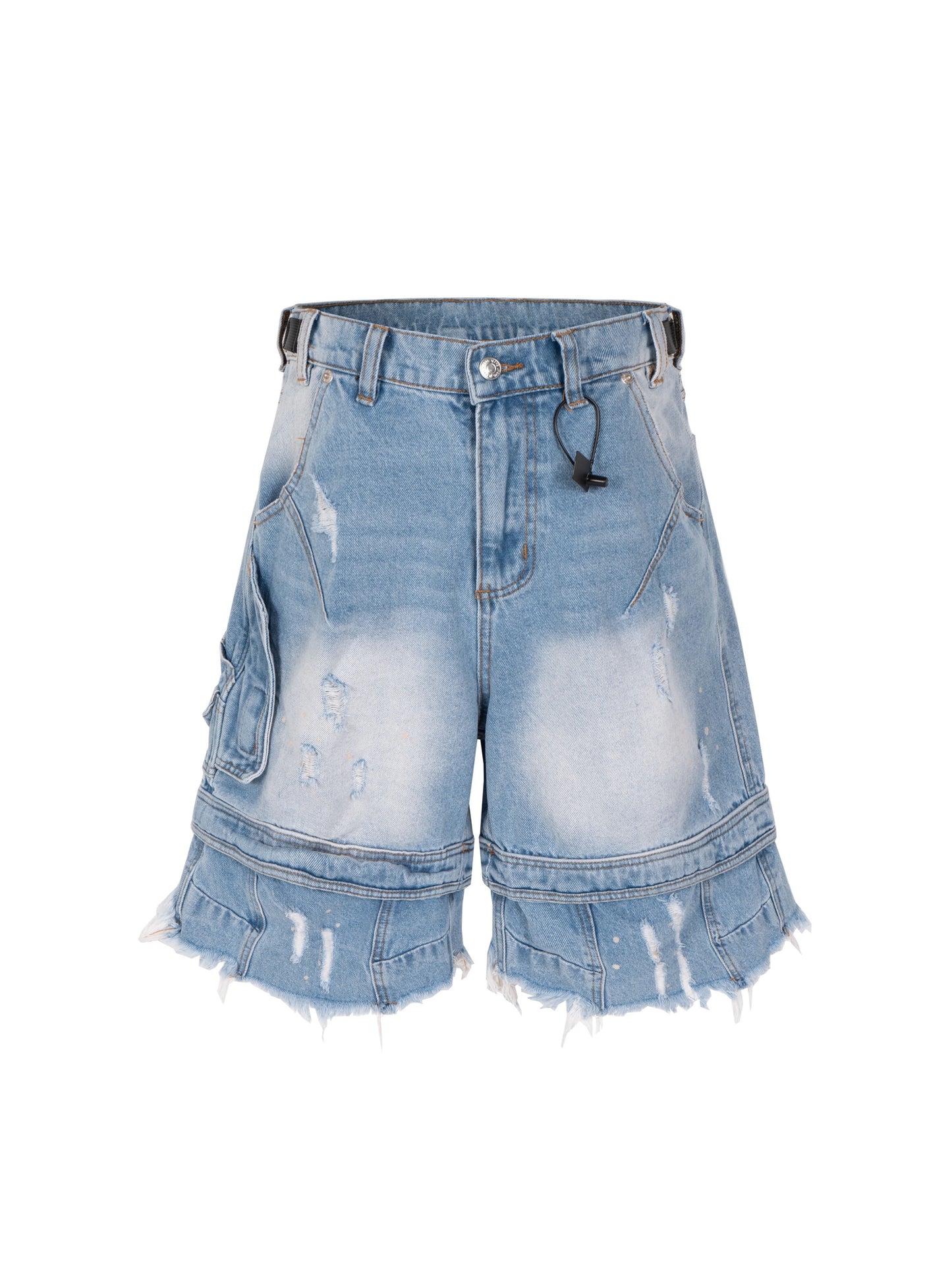 Collection the Tassels Denim Cropped Pants(2 colors)