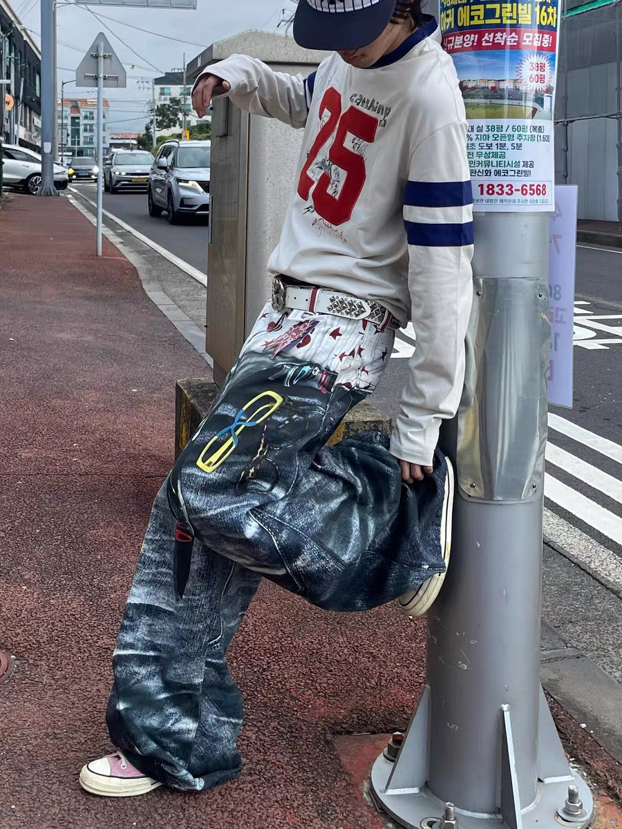 Collection 3D-Print Super Baggy Pants