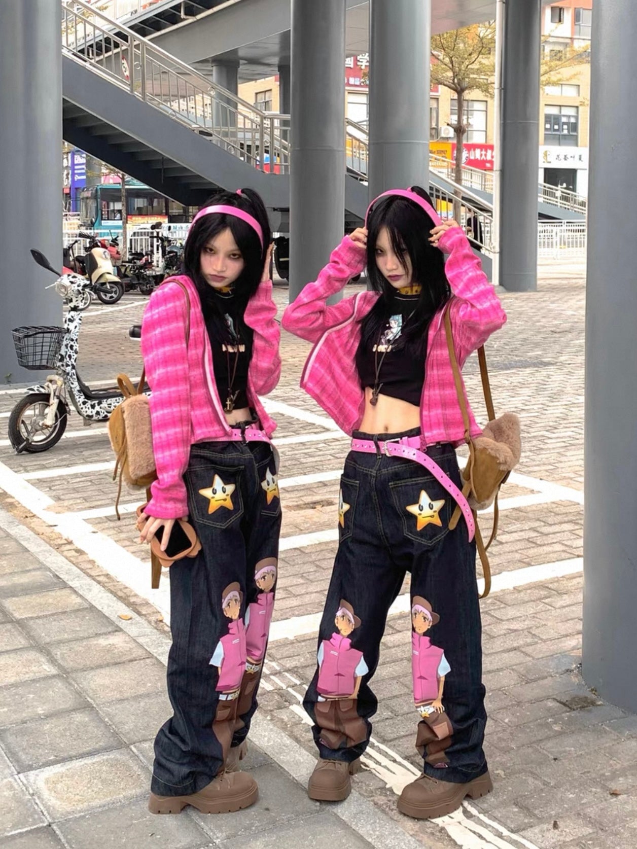 Blackberry Anime Star Denim