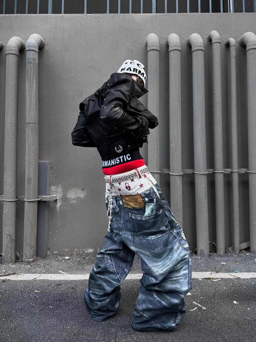 Collection 3D-Print Super Baggy Pants