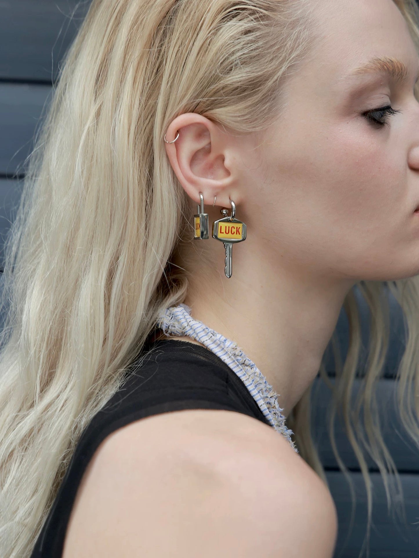 Collection the LUCK Key&Lock Earring