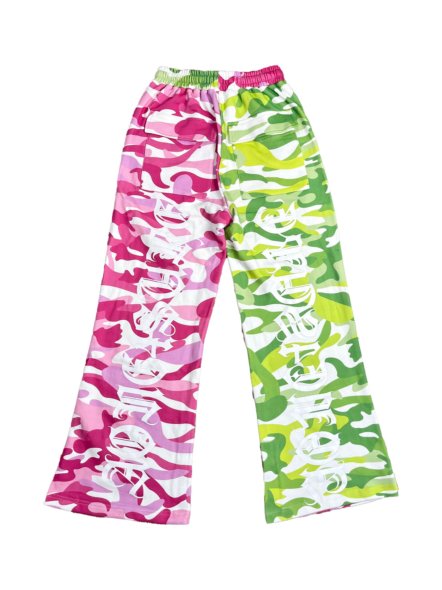 AONE4SURE Spliced Camo Sweatpants