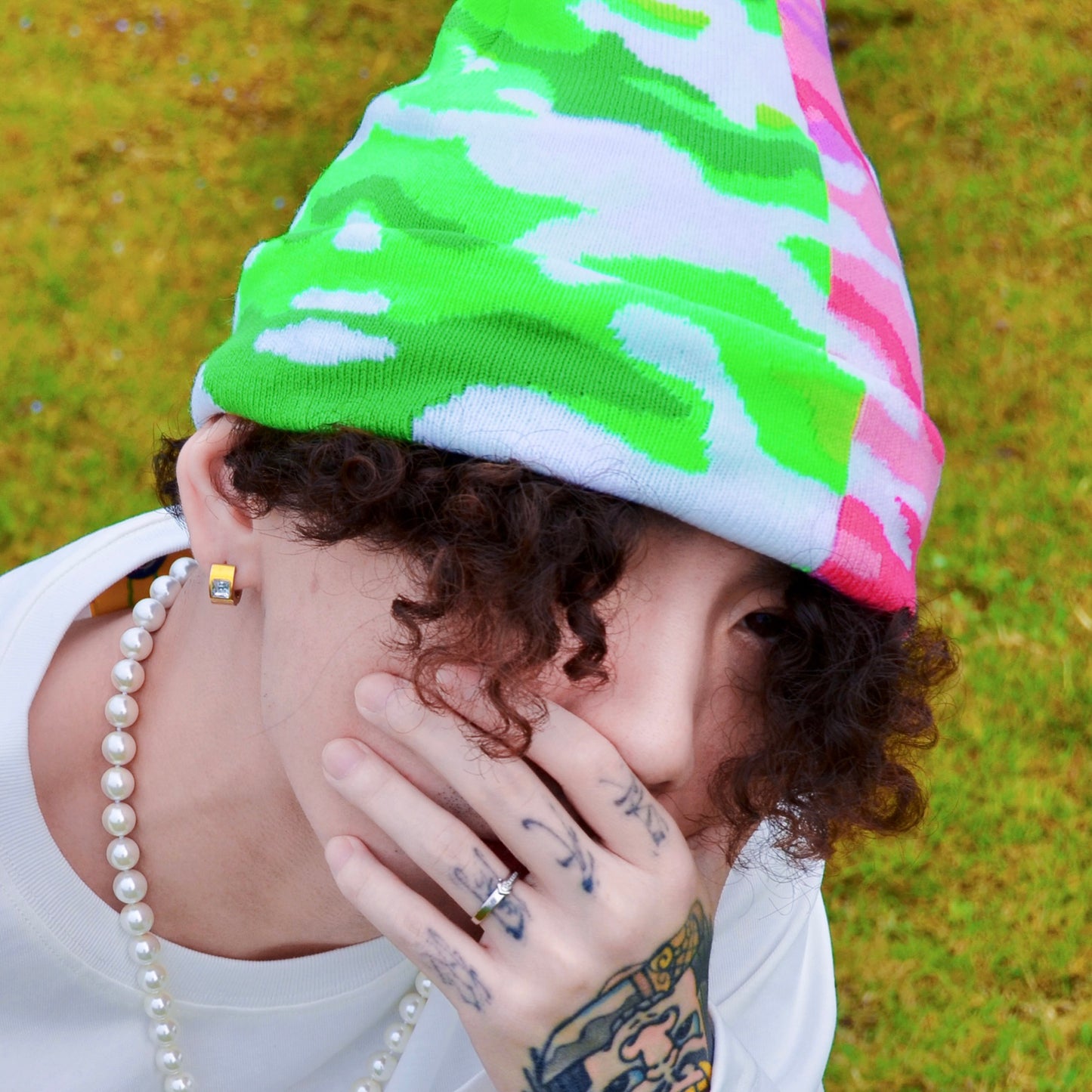 AONE4SURE Camo Spliced Beanie