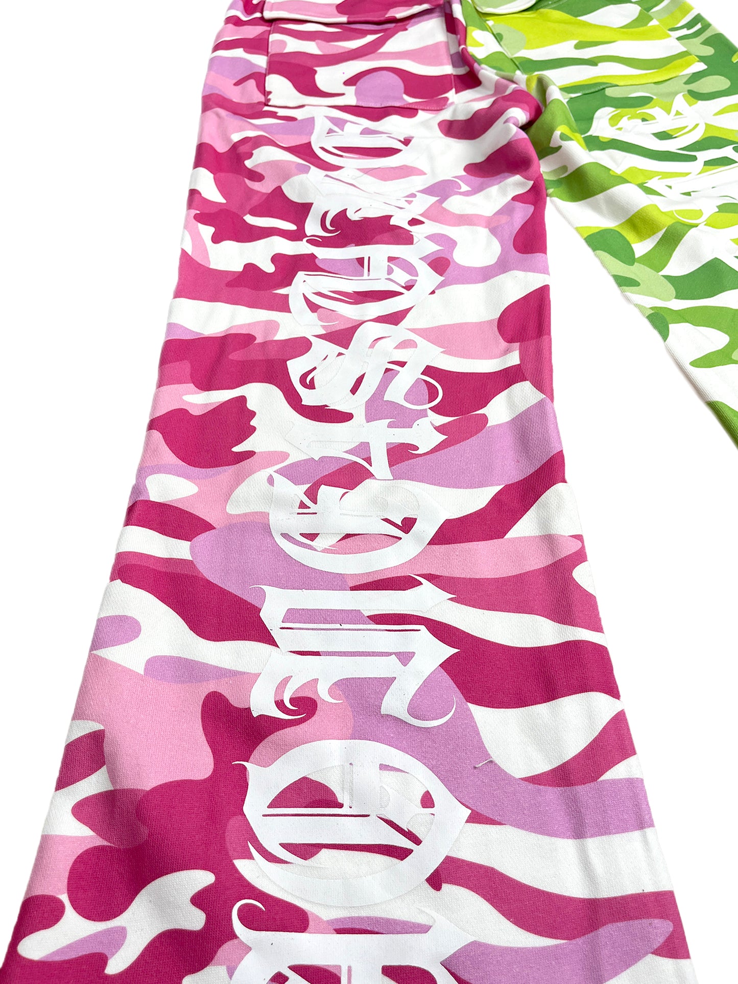 AONE4SURE Spliced Camo Sweatpants