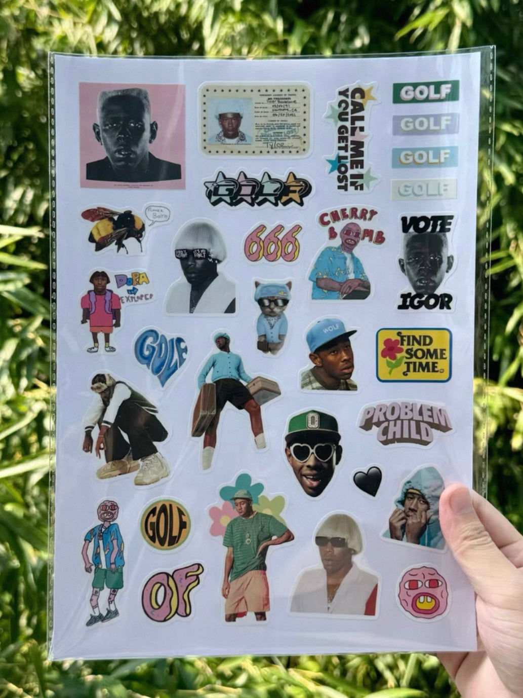 Tyler,the creator Handmade Knitting Wool doll