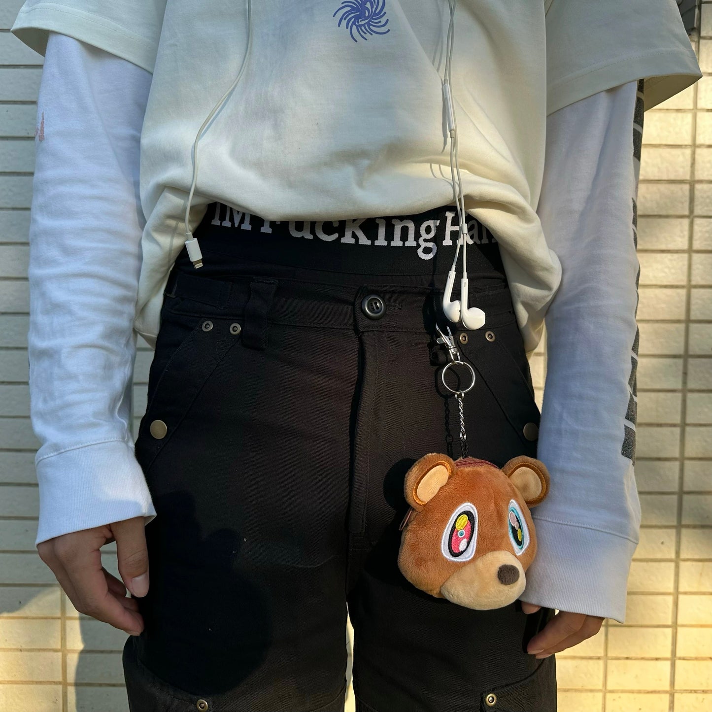 Dropout Bear Pendant Toy Bag