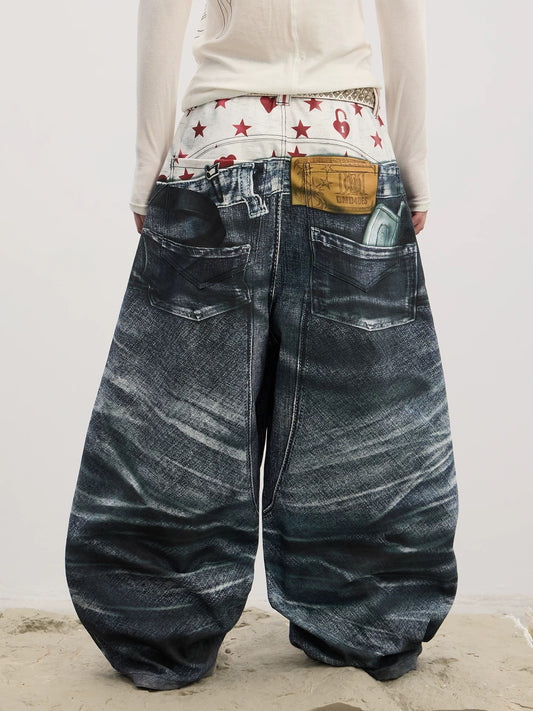 Collection 3D-Print Super Baggy Pants