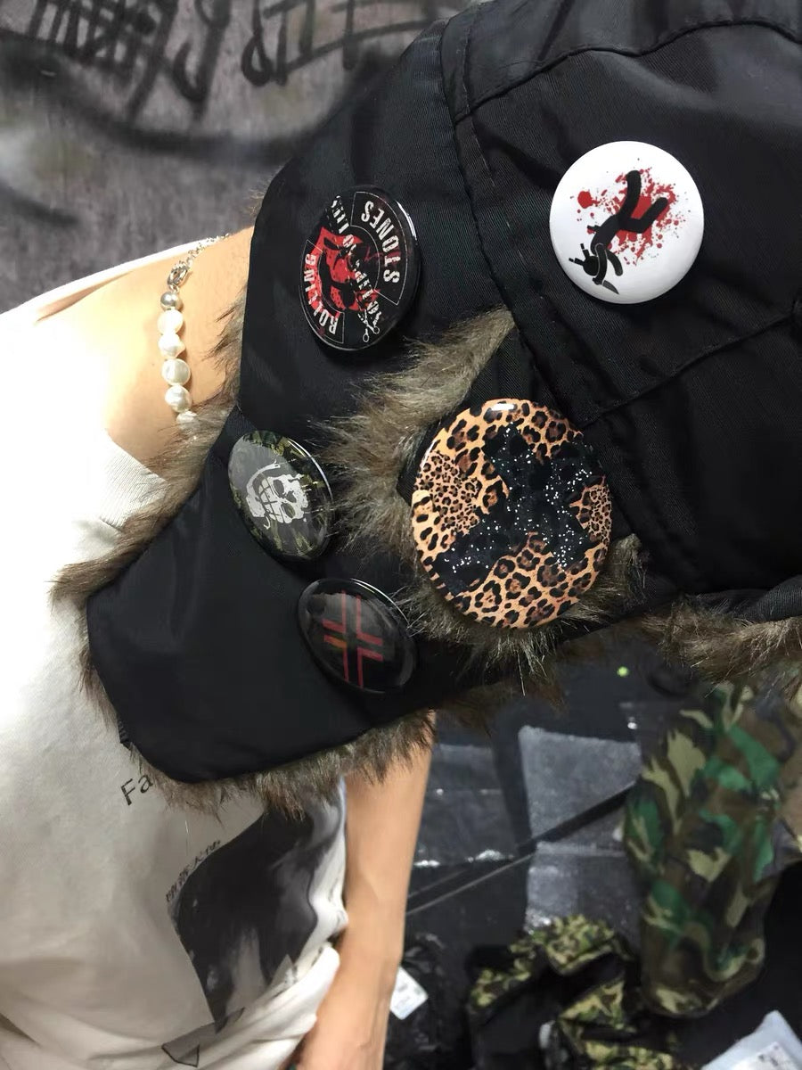 Collection Bloody Badges Ushanka hat