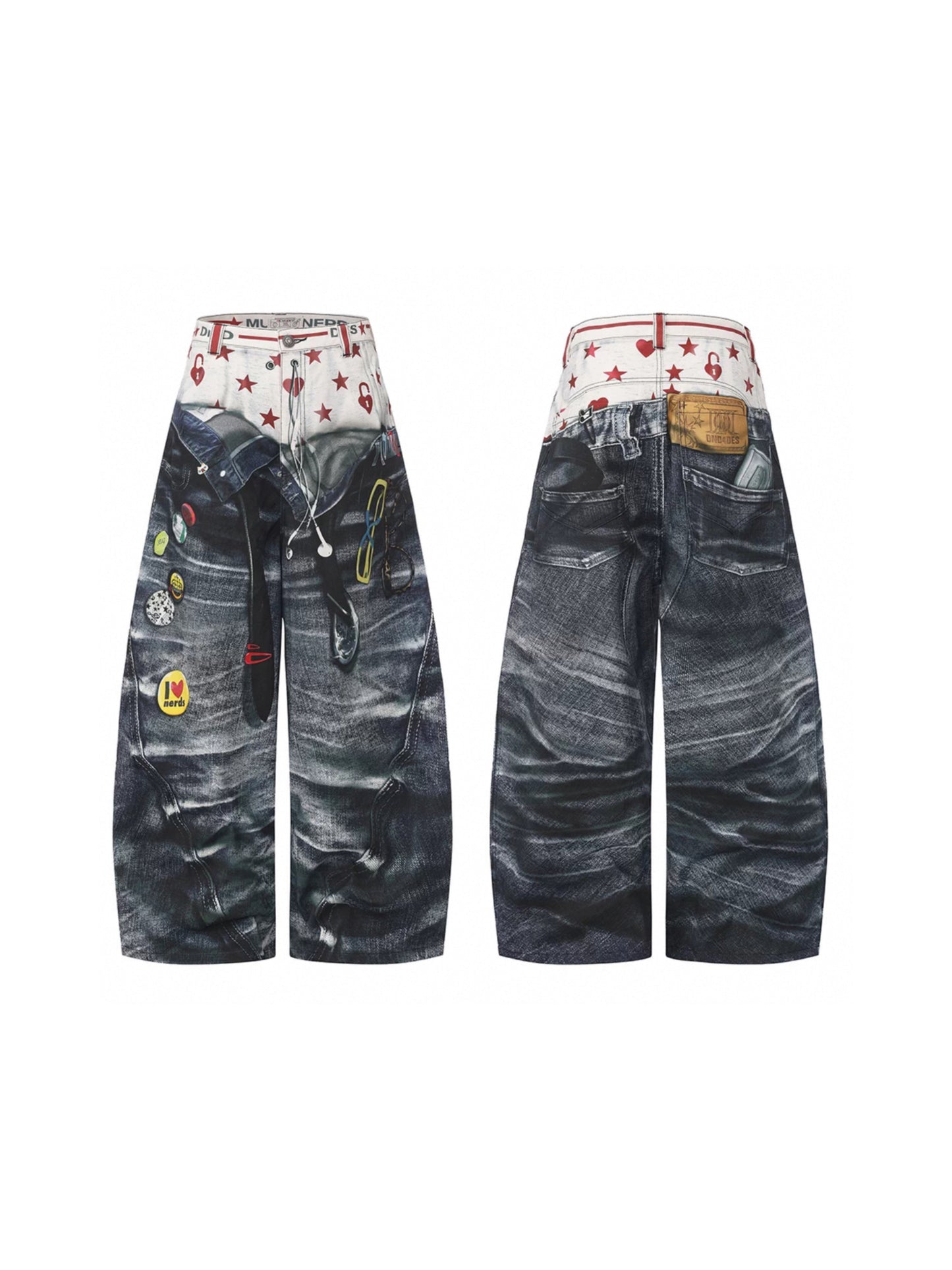 Collection 3D-Print Super Baggy Pants