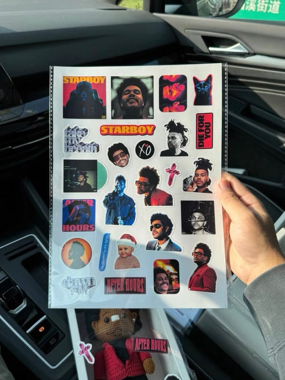 The Weeknd Handmade Knitting Wool doll