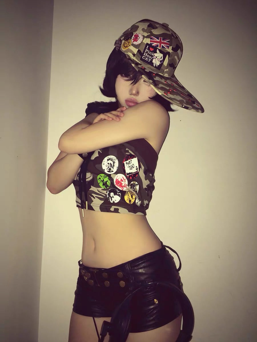 Collection 15cm-brim Badges hat