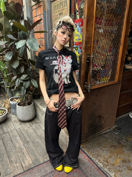 Collection Trousers Leopard Denim