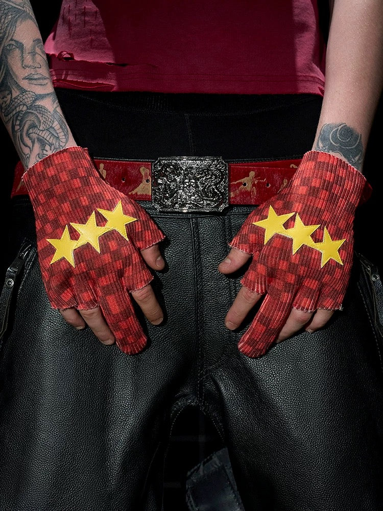 Collection Middle Finger Stars Gloves
