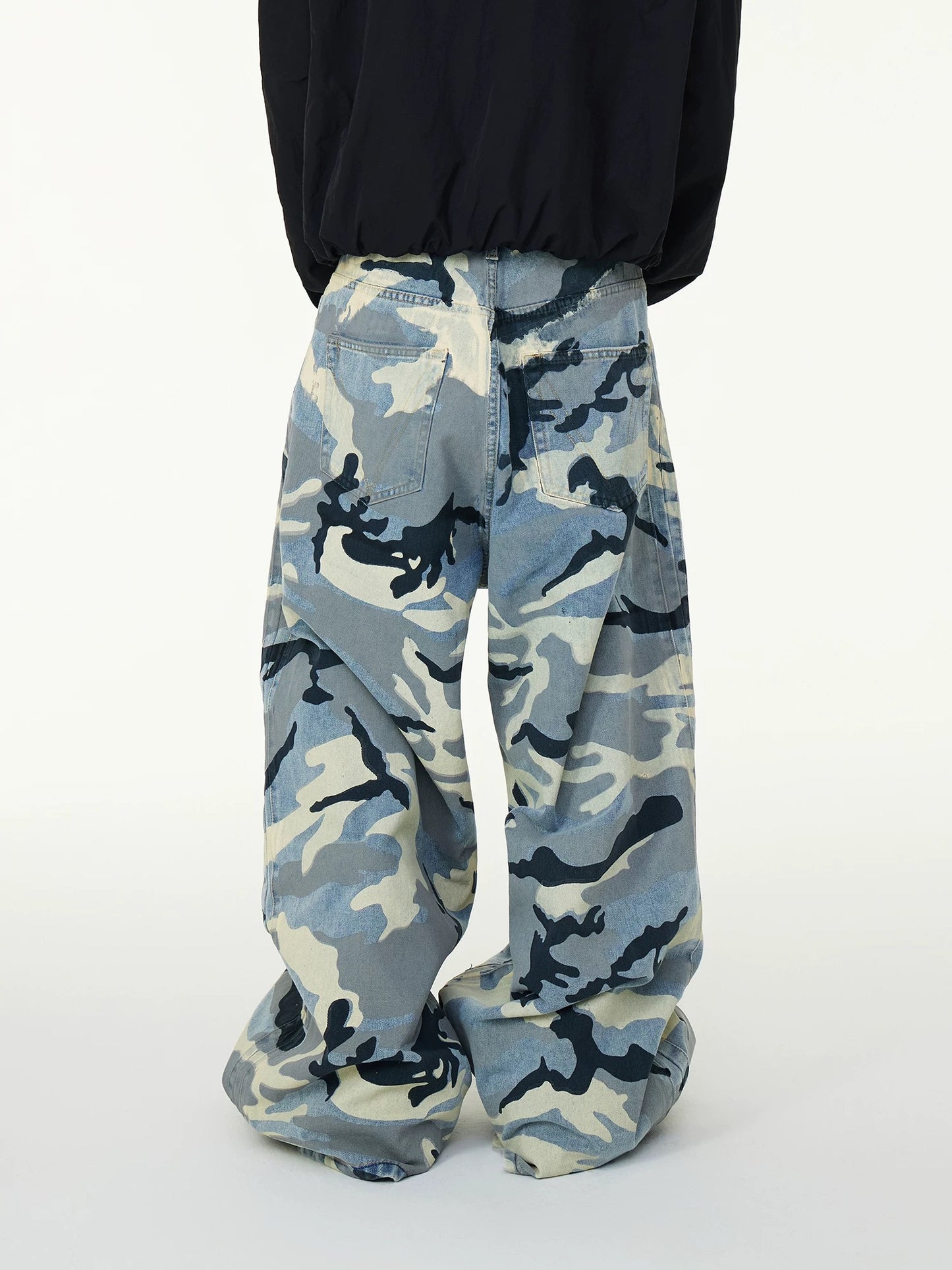 Collection Blue Camo Baggy Pants