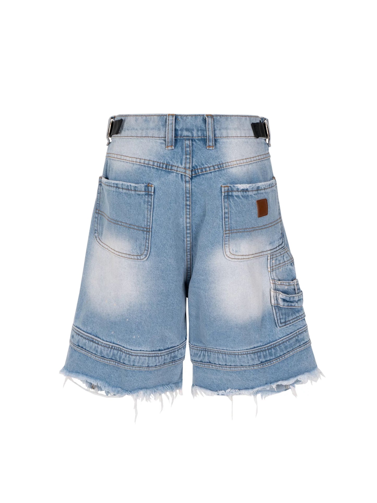 Collection the Tassels Denim Cropped Pants(2 colors)