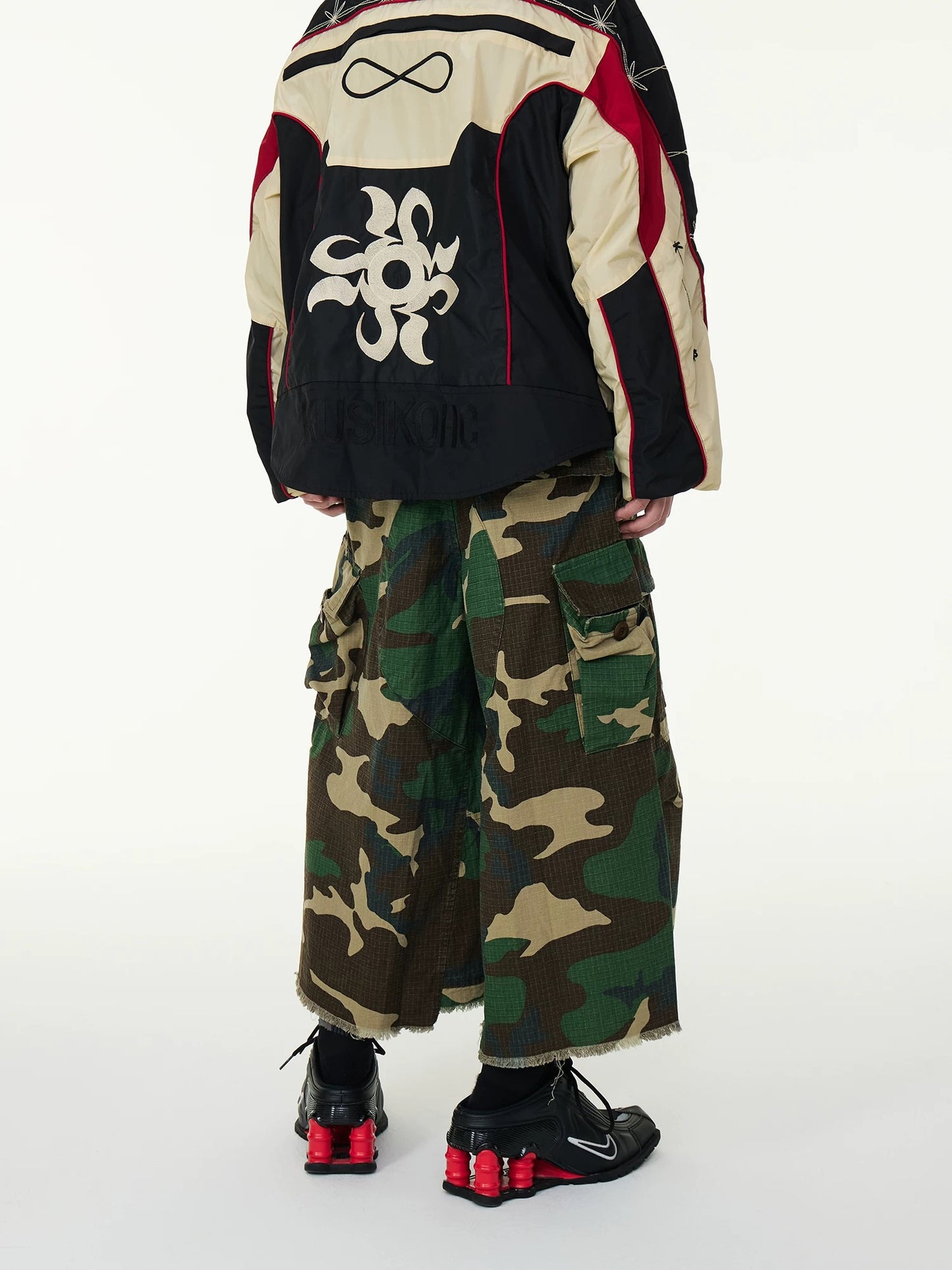 Collection the Camo Cargo Cropped Pants