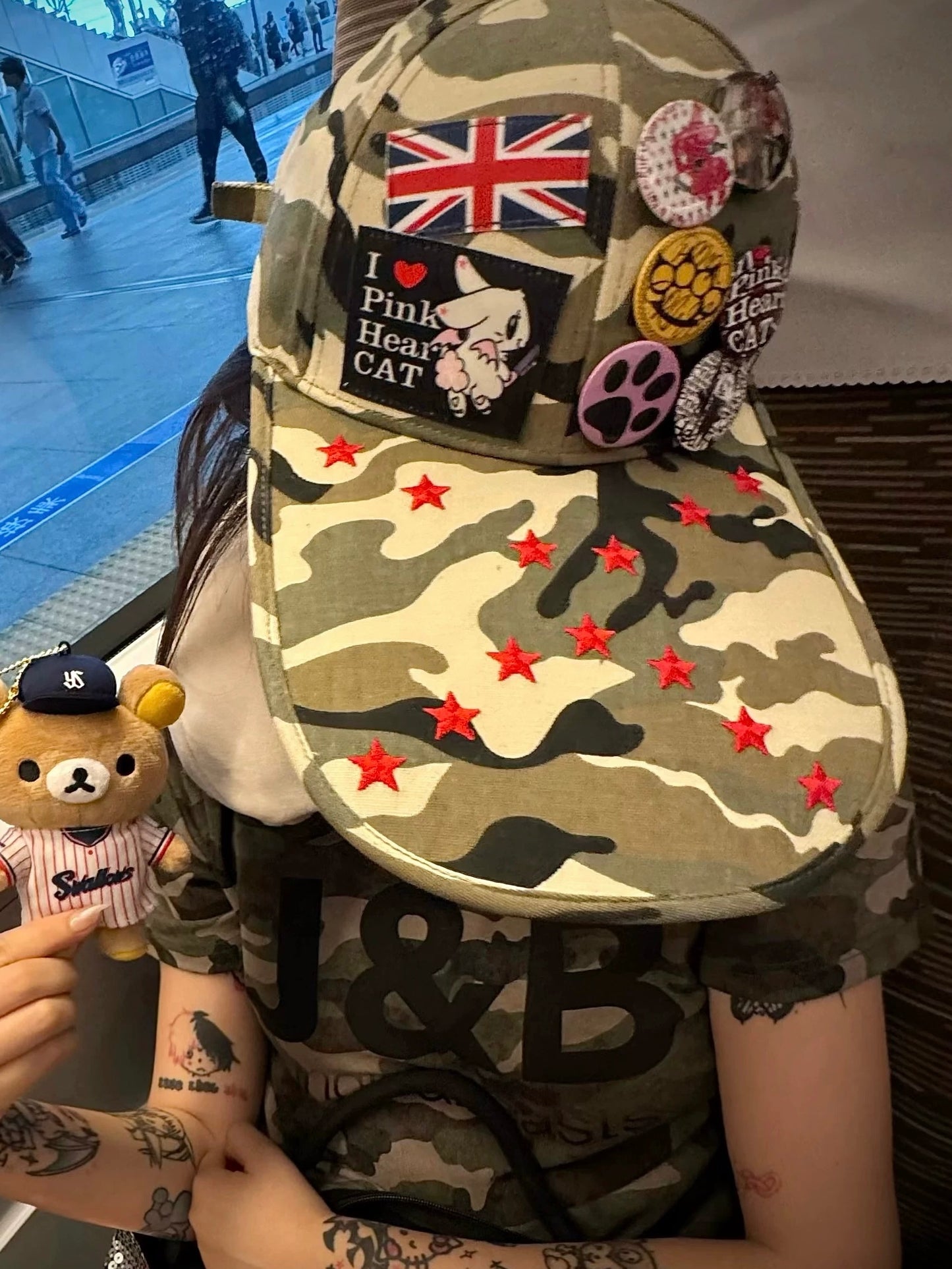 Collection 15cm-brim Badges hat