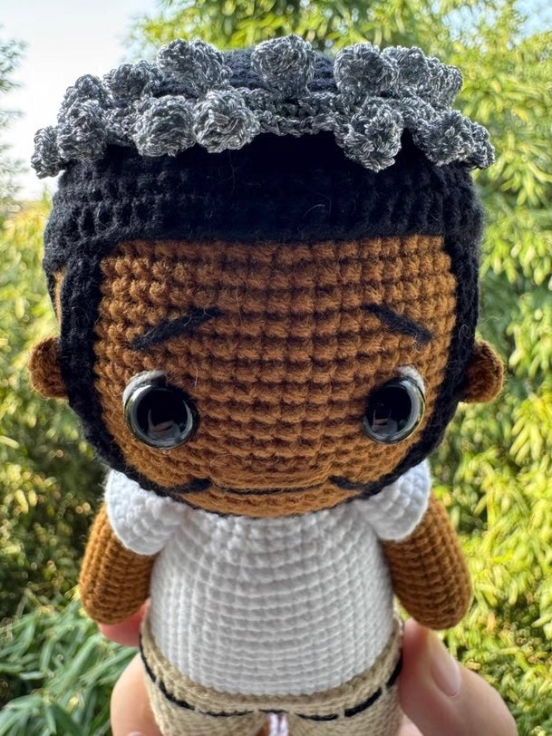 Kendrick Lamar Handmade Knitting Wool doll