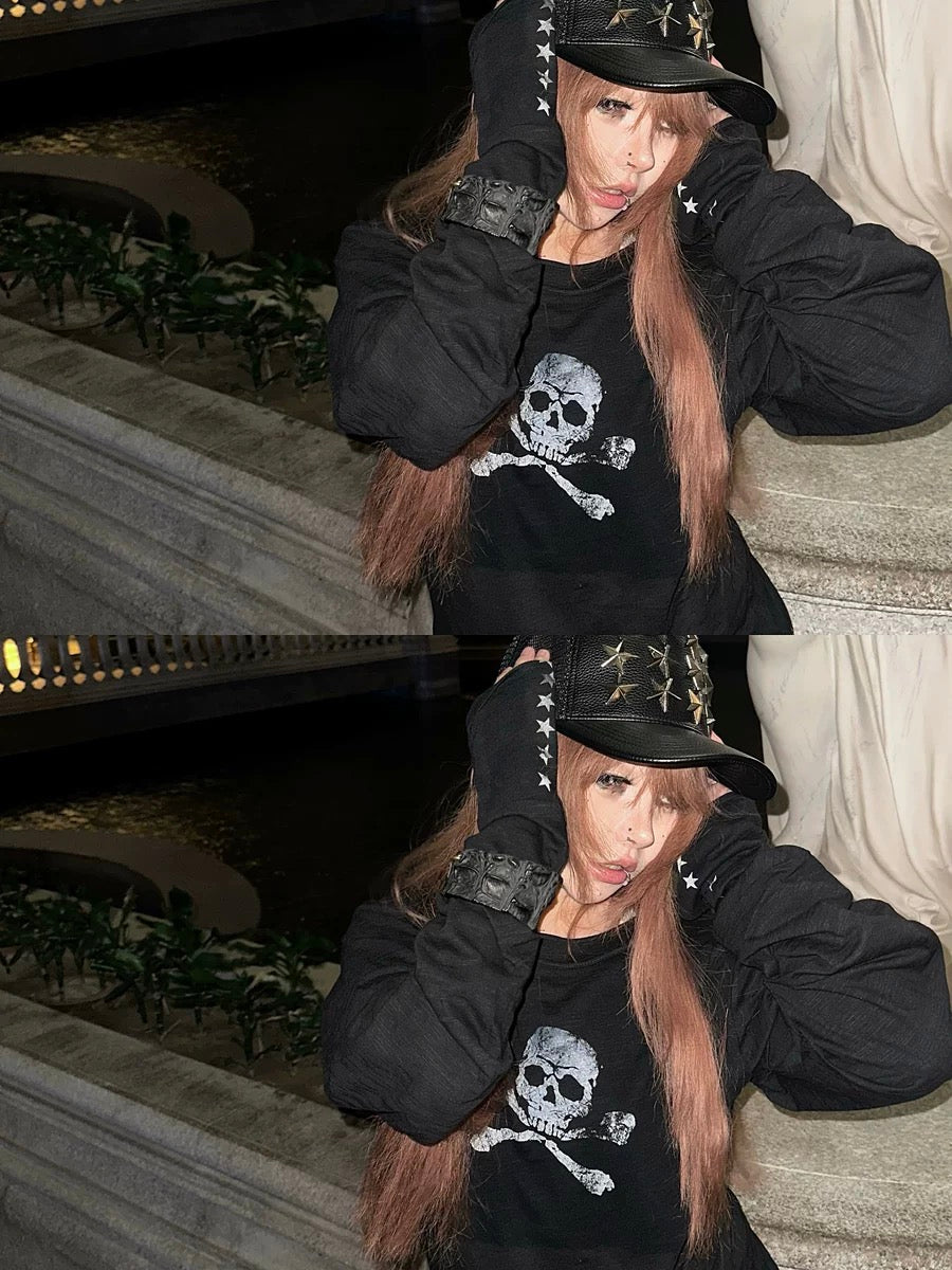 Collection Code-Stars Leather Mesh cap