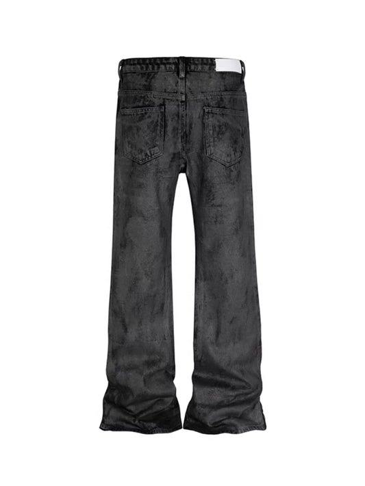 Collection Black Stone Coated Denim Pants