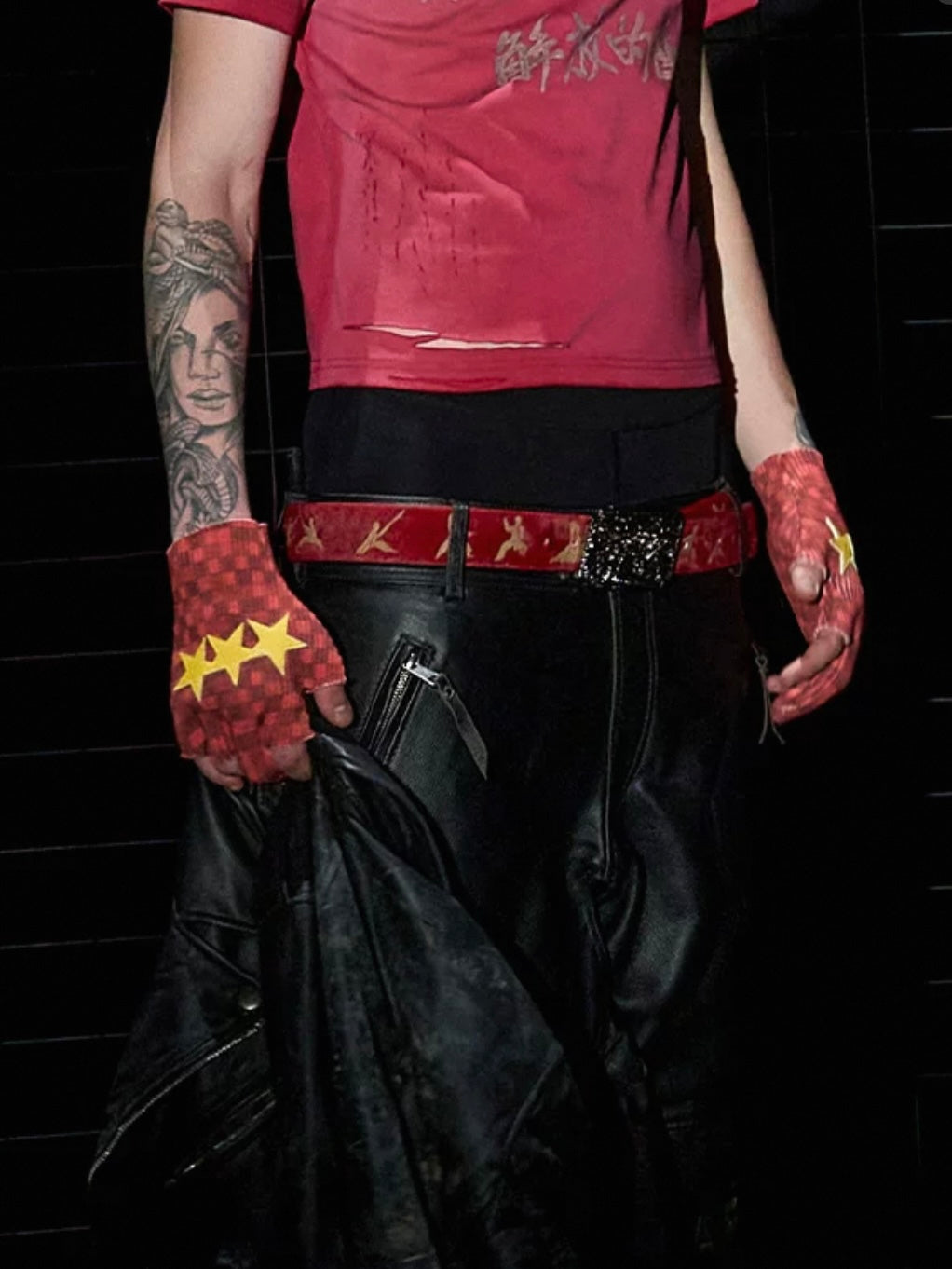 Collection Middle Finger Stars Gloves