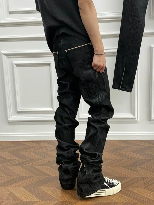 Rockstar-made Bottom zip original denim Pant