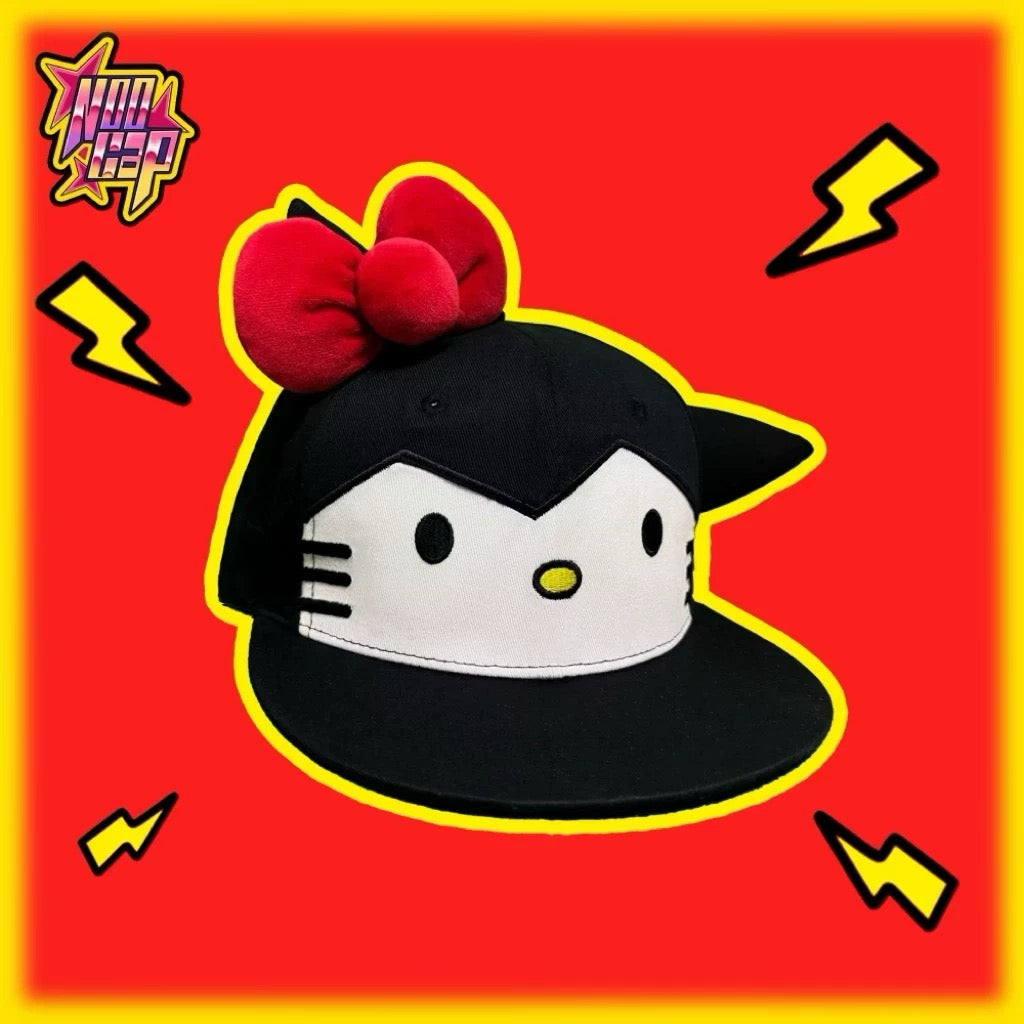 Collections Black bangs kitty hat