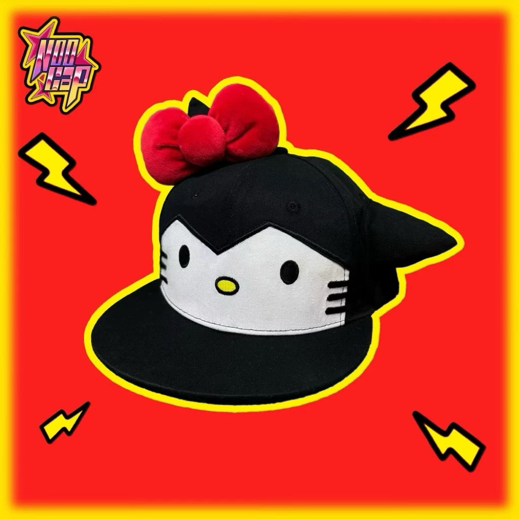 Collections Black bangs kitty hat