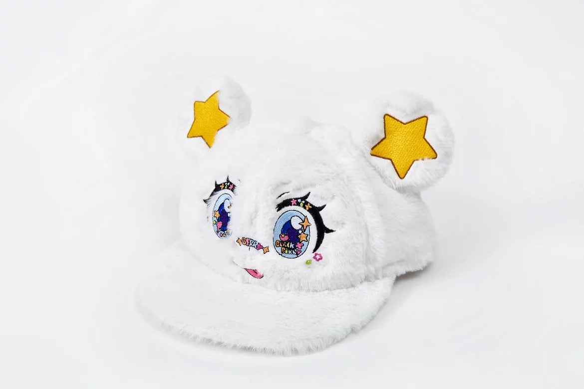 BlackBerry White anime girl hat
