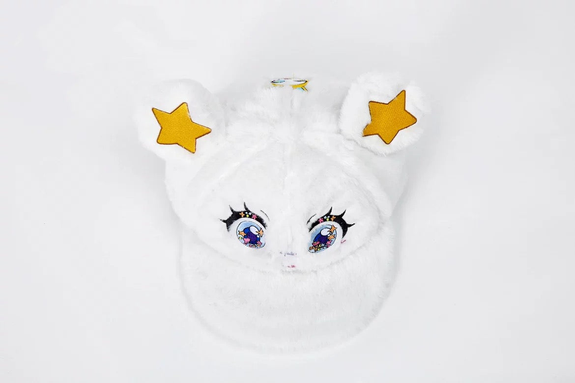 BlackBerry White anime girl hat