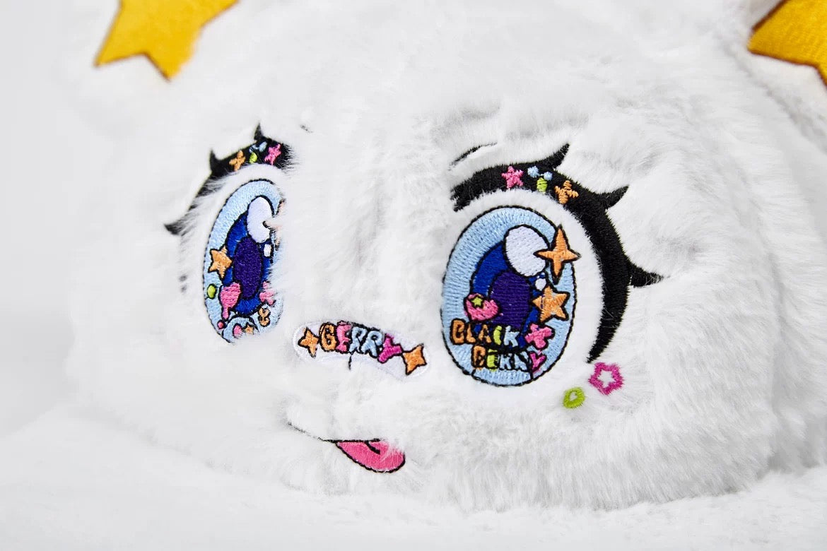 BlackBerry White anime girl hat