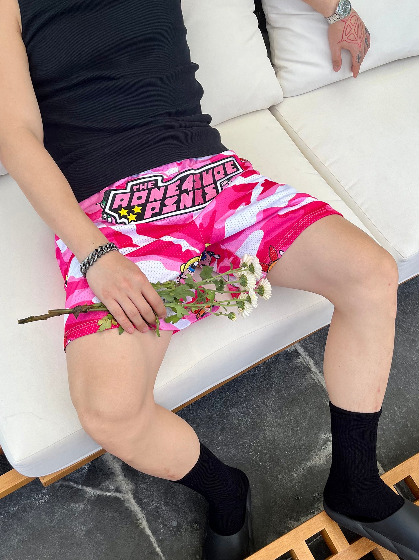 AONE4SURE Powerpuff Girls Pink Sport Shorts