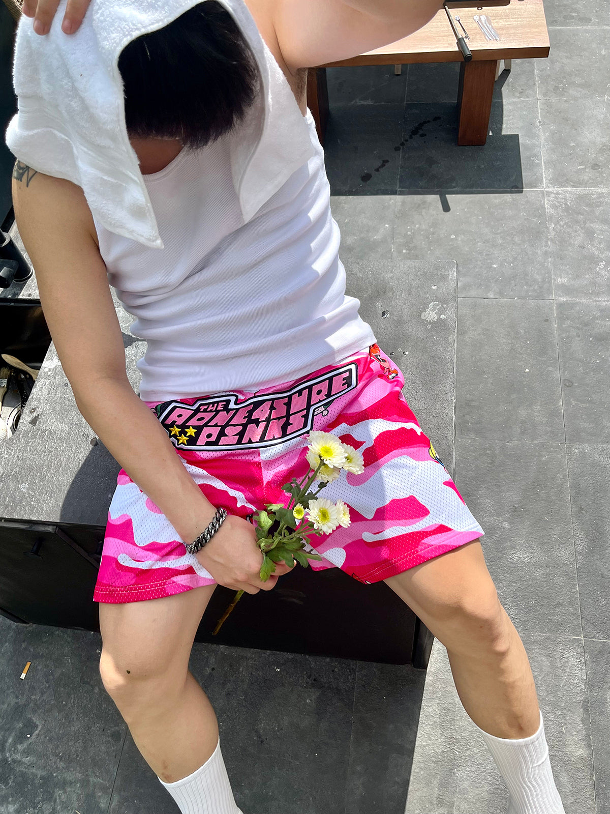 AONE4SURE Powerpuff Girls Pink Sport Shorts