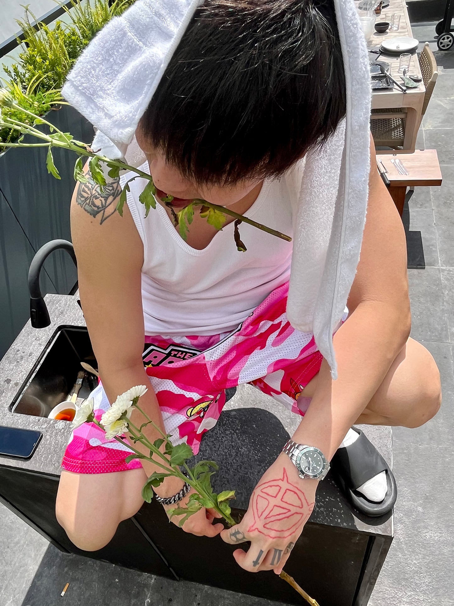 AONE4SURE Powerpuff Girls Pink Sport Shorts