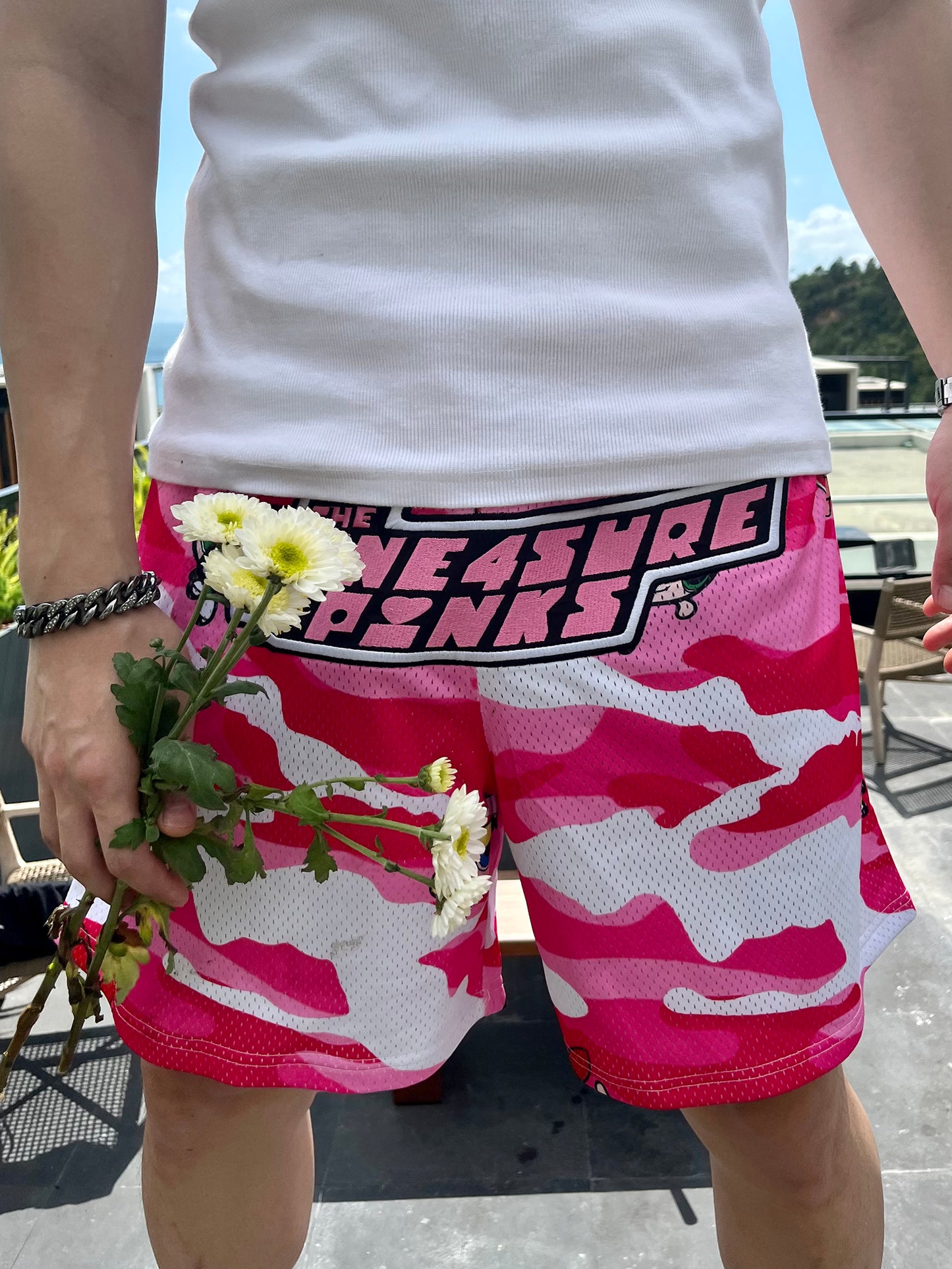 AONE4SURE Powerpuff Girls Pink Sport Shorts
