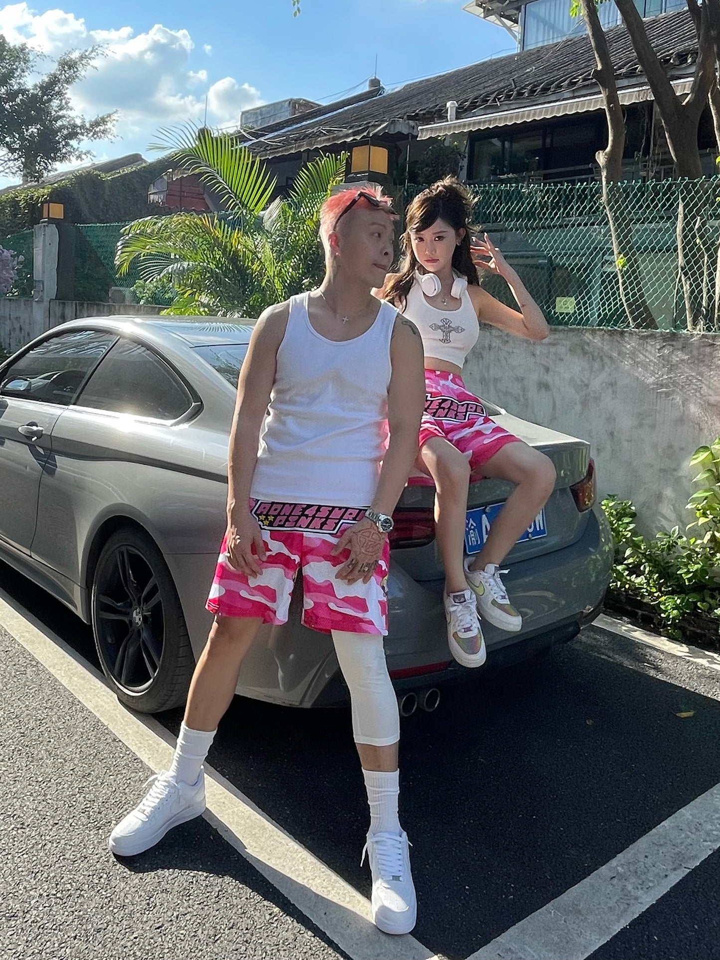 AONE4SURE Powerpuff Girls Pink Sport Shorts