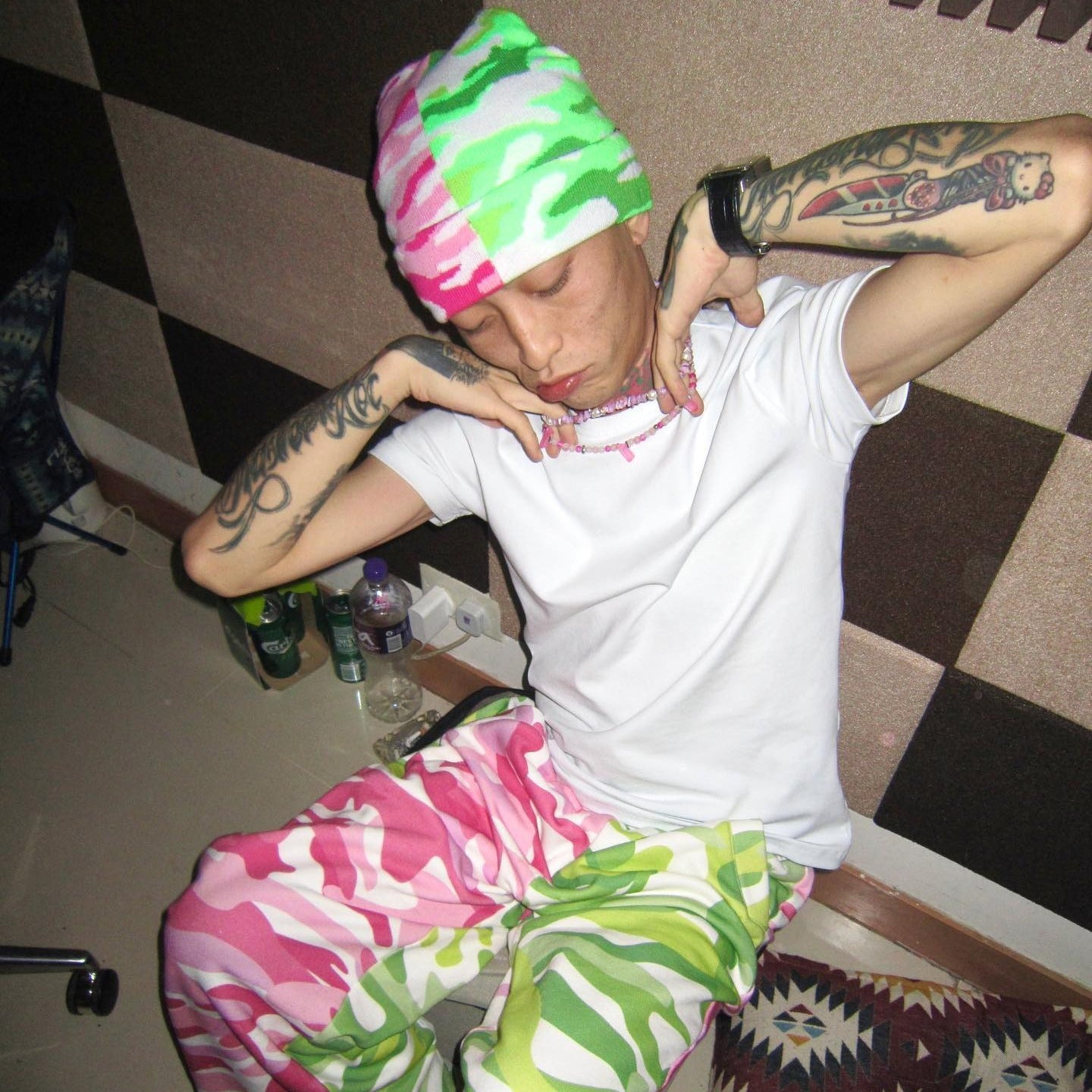 AONE4SURE Camo Spliced Beanie