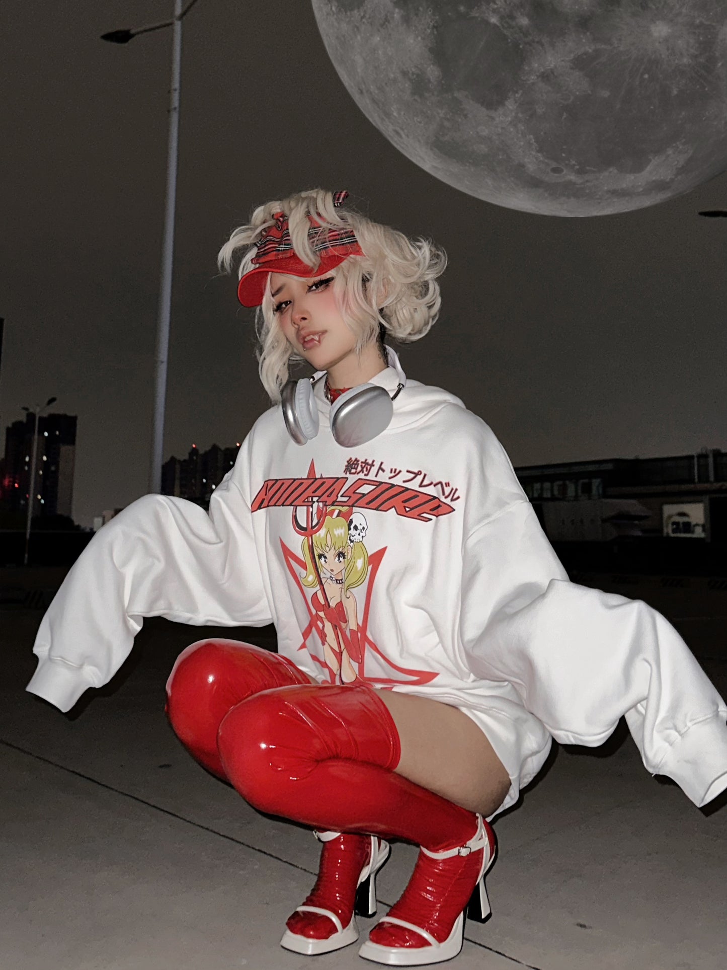 AONE4SURE Red Witch Hoodie