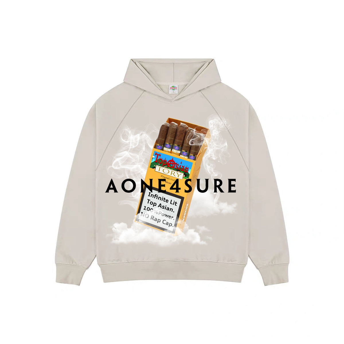 AONE4SURE x Toryondacloud Cohiba bootleg Hoodie