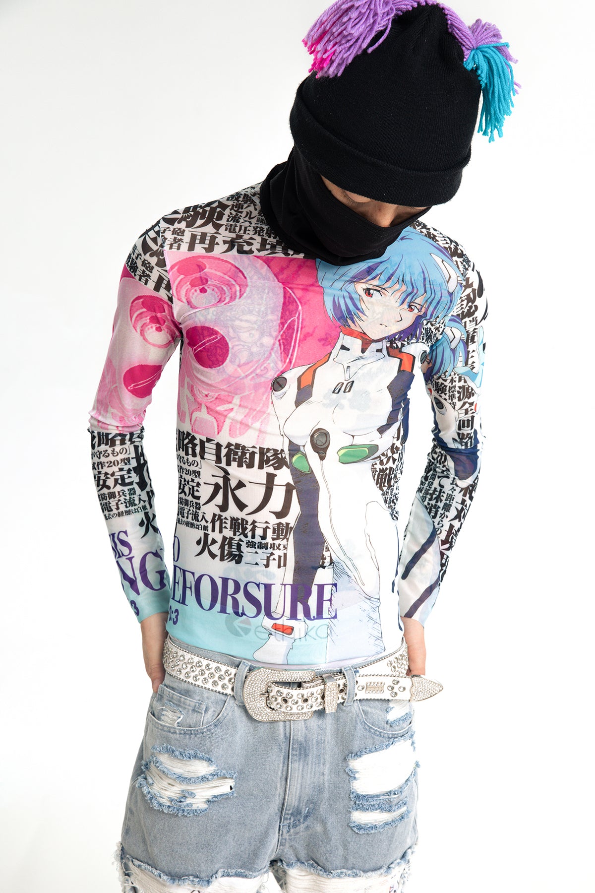 AONE4SURE x Toryondacloud Ayanami Rei Long Sleeve