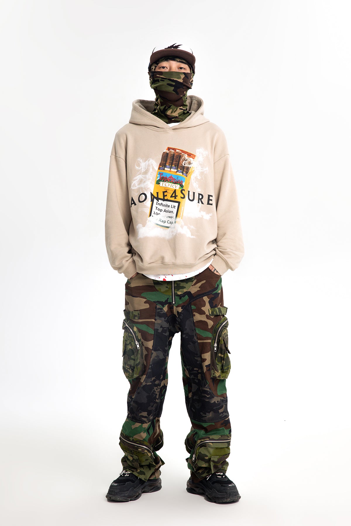 AONE4SURE x Toryondacloud Cohiba bootleg Hoodie