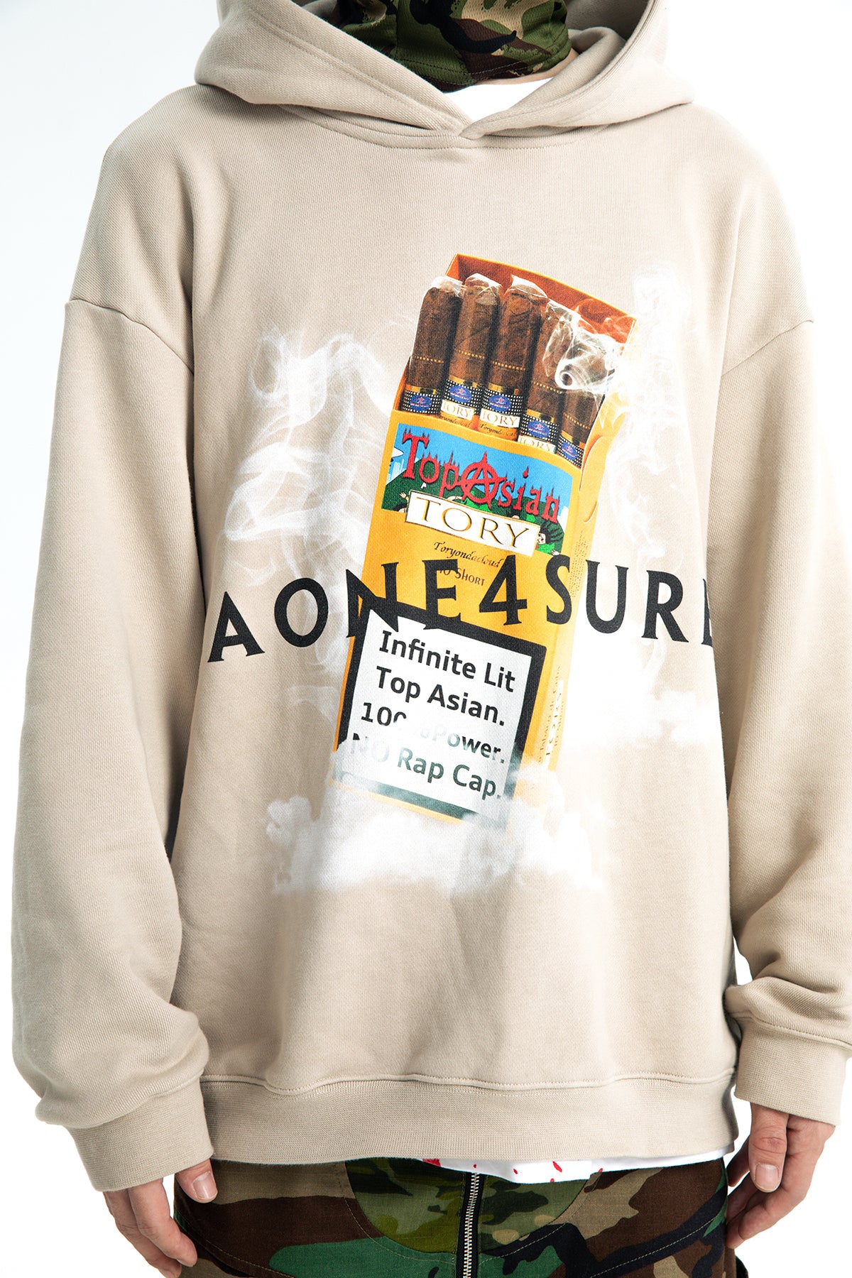 AONE4SURE x Toryondacloud Cohiba bootleg Hoodie