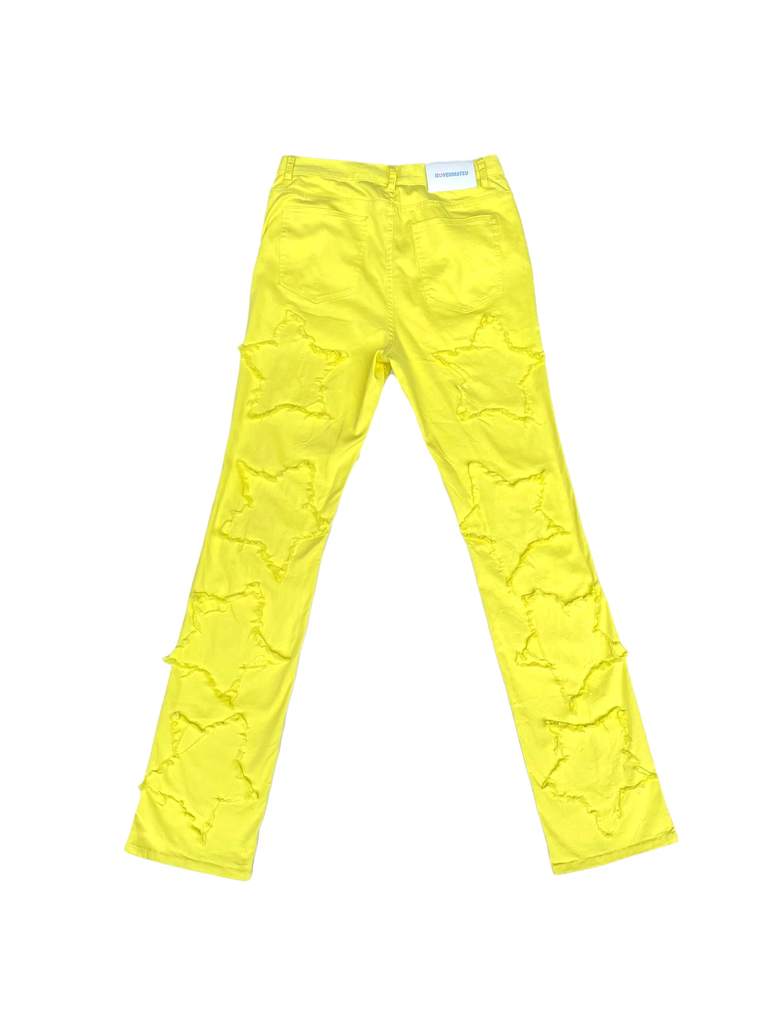 AONE4SURE Yellow Stars Jeans