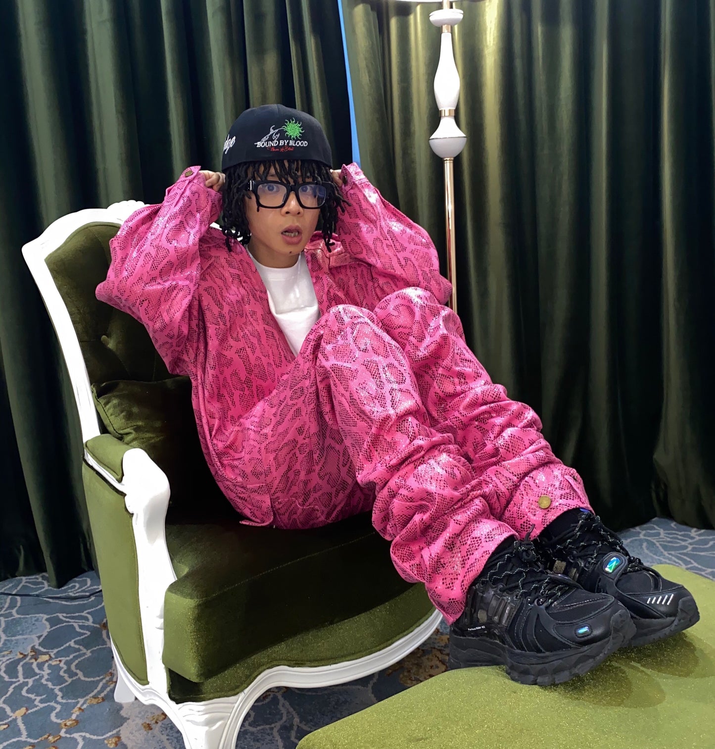 AONE4SURE Pink Slatt Jacket&Pants