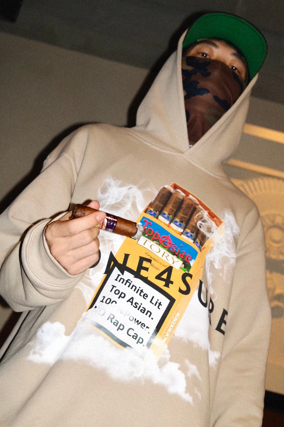 AONE4SURE x Toryondacloud Cohiba bootleg Hoodie