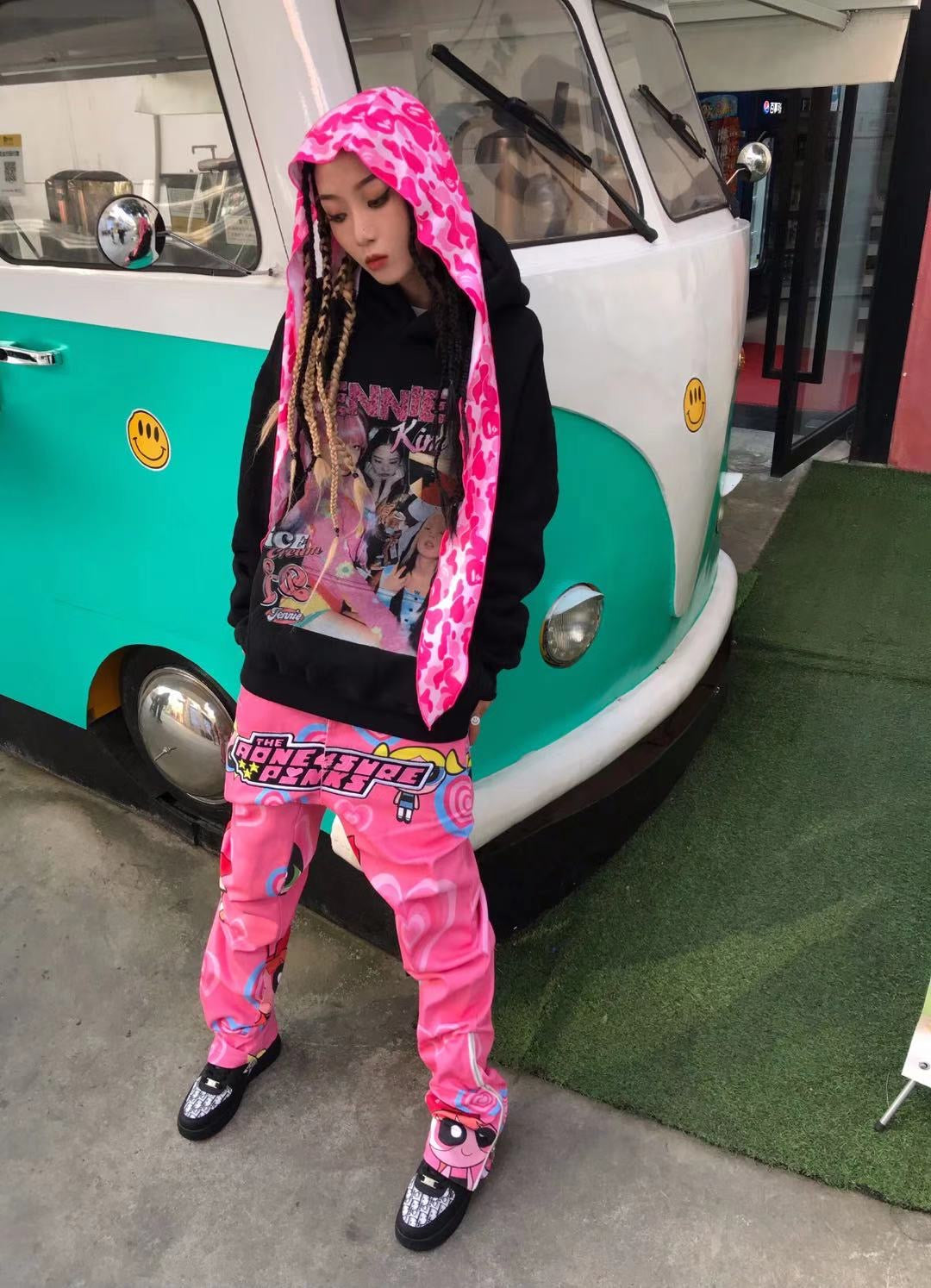 AONE4SURE The Powerpuff Girls Pink Pants