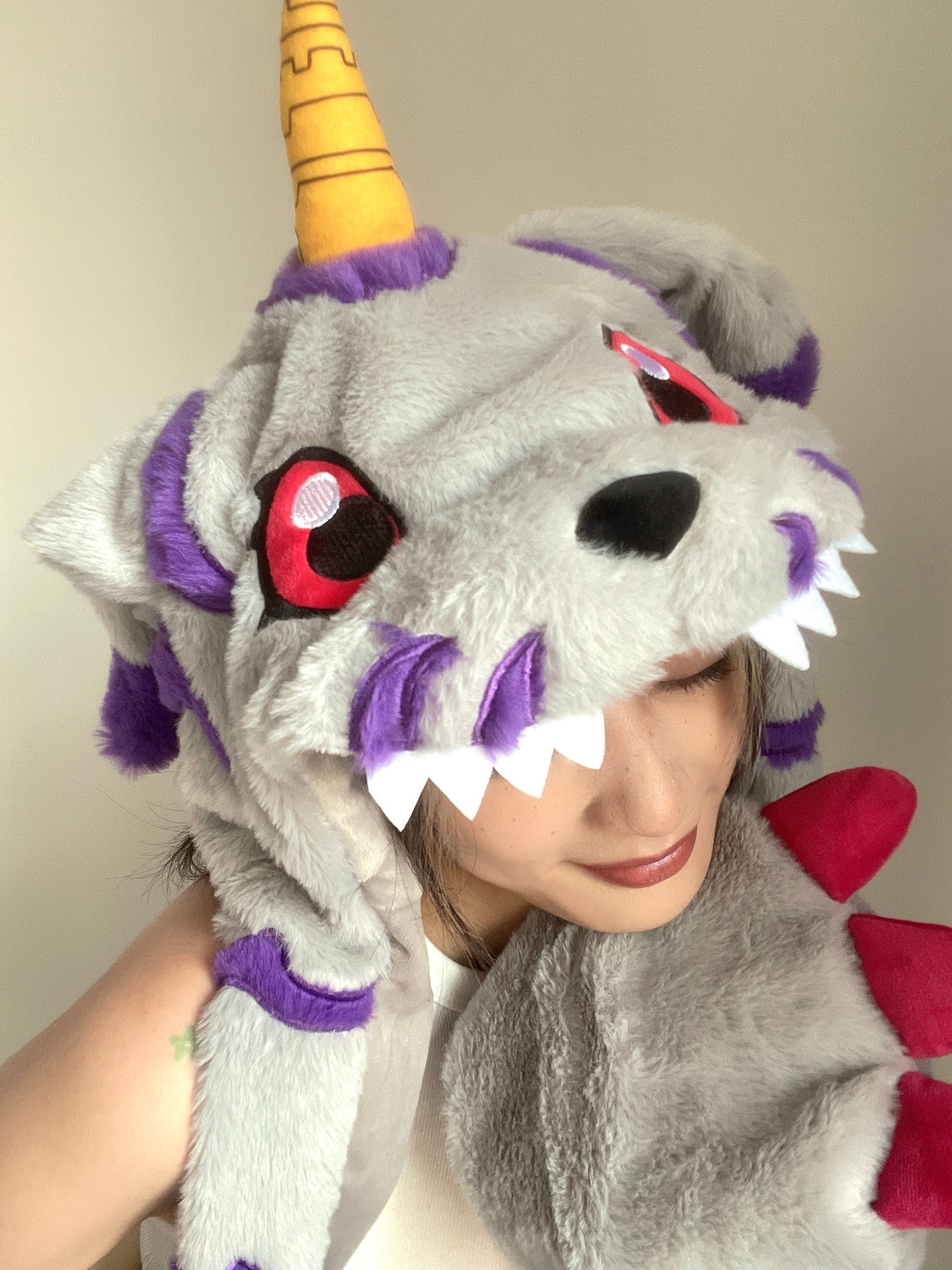 AONE4SURE Gabumon Plush Ear Decor Hat
